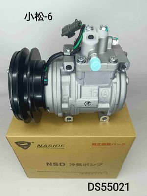 R134a Auto Ac Compressor For Komatsu Excavator 4333459 John Deere 200LC 230LC 230LCR 270LC 330LCR