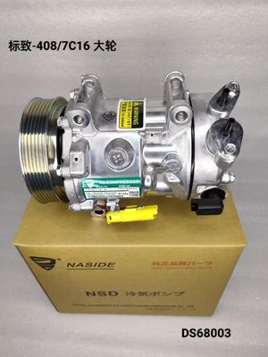 Compresor de aire acondicionado automático para Peugeot 408 7C16 ruedas grandes OEM 9675077280 Conjunto de compresores