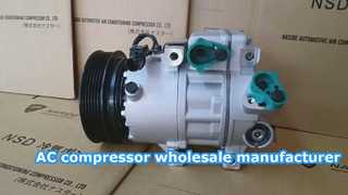 คอมเพรสเซอร์เครื่องปรับอากาศอัตโนมัติสำหรับ Hyundai KIA Sonata NF VS16 97701-3K220