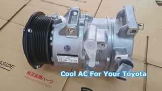 Auto AC Conditioning Compressor For Toyota Camry 2.0 Toyota Rav4 88310-0R030 88310-28610 7PK 110MM