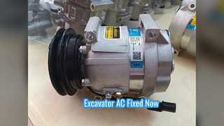 हुंडई एक्सावेटर एसी कंप्रेसर 11Q6-90040 नया